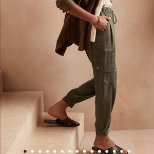 Banana Republic Tencel Cargo Jogger